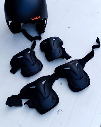 Casco per bici/skate + protezioni