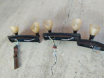 Tre (3) Applique da parete