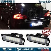 Placche Luci Targa LED per Skoda Superb 3T CANbus