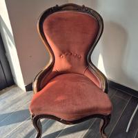 Poltrona Vintage in velluto