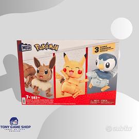 Mega Construx Pokémon Trio Eevee Pikachu Piplup