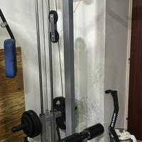 Lat  machine / pulley  carico dischi palestra