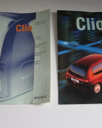 2 x RENAULT CLIO - 1998 - GAMME e DOSSIER TECNICO