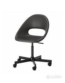 sedia ufficio girevole grigio/nero IKEA