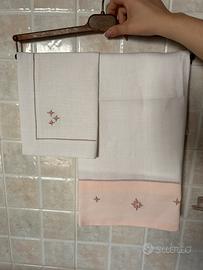 Lenzuolino per carrozzina con federa