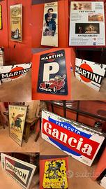 Targhe pubblicitarie vintage da collezione