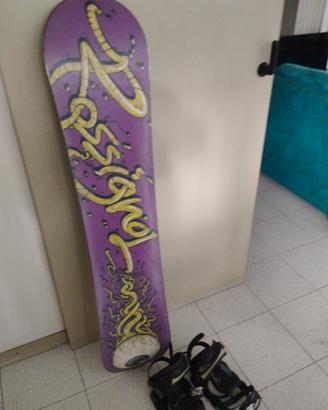 snowboard con attacchi drake