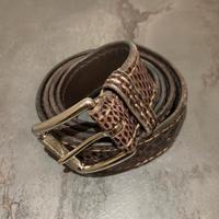 Cintura in Vera Pelle di Serpente Orciani