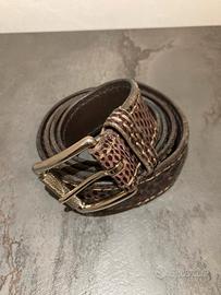 Cintura in Vera Pelle di Serpente Orciani