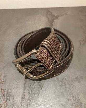Cintura in Vera Pelle di Serpente Orciani