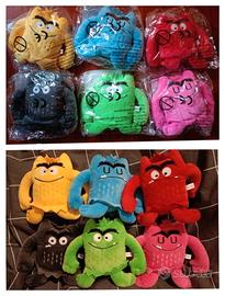 set di 6 peluche da  "i colori delle emozioni"