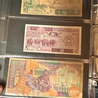 Banconote da coolezione singole i in blocco