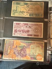 Banconote da coolezione singole i in blocco