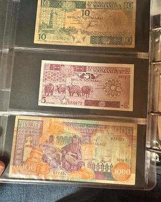 Banconote da coolezione singole i in blocco