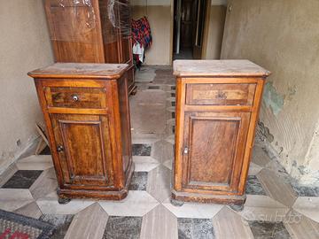 Coppia comodine antiche