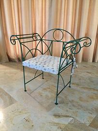 Poltrona in ferro battuto stile classico