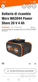 batteria worx 4ak