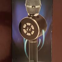 microfono ricaricabile karaoke con penna usb 