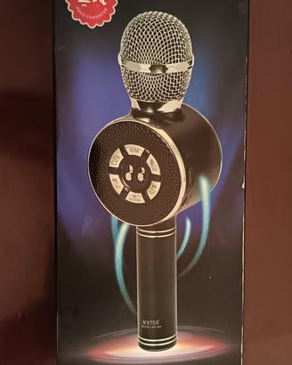 microfono ricaricabile karaoke con penna usb 