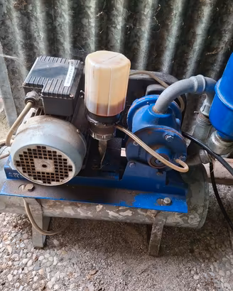pompa a vuoto alfa laval con bidone