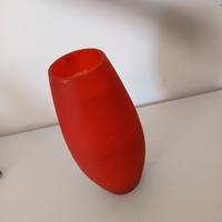 Vaso vetro rosso ikea