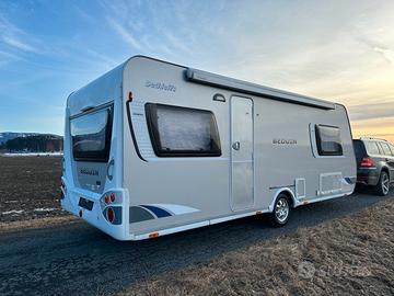 Carrello batteria beduino Dethleffs 545, anno 2007