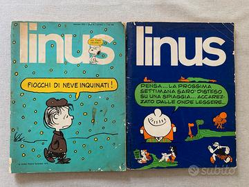 2 Riviste di fumetti Linus 1973