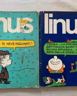2 Riviste di fumetti Linus 1973