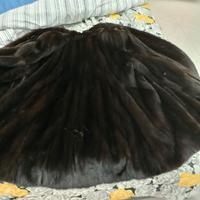 Pelliccia di Visone femmina nera Artigianale