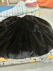 Pelliccia di Visone femmina nera Artigianale