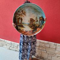 Piatto ceramica dipinto a mano