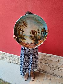 Piatto ceramica dipinto a mano