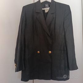 Giacca Blazer Vintage Paola Antonini 100% Lino 46
