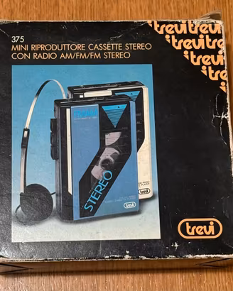 Trevi 375 riproduttore stereo di cassette + radio