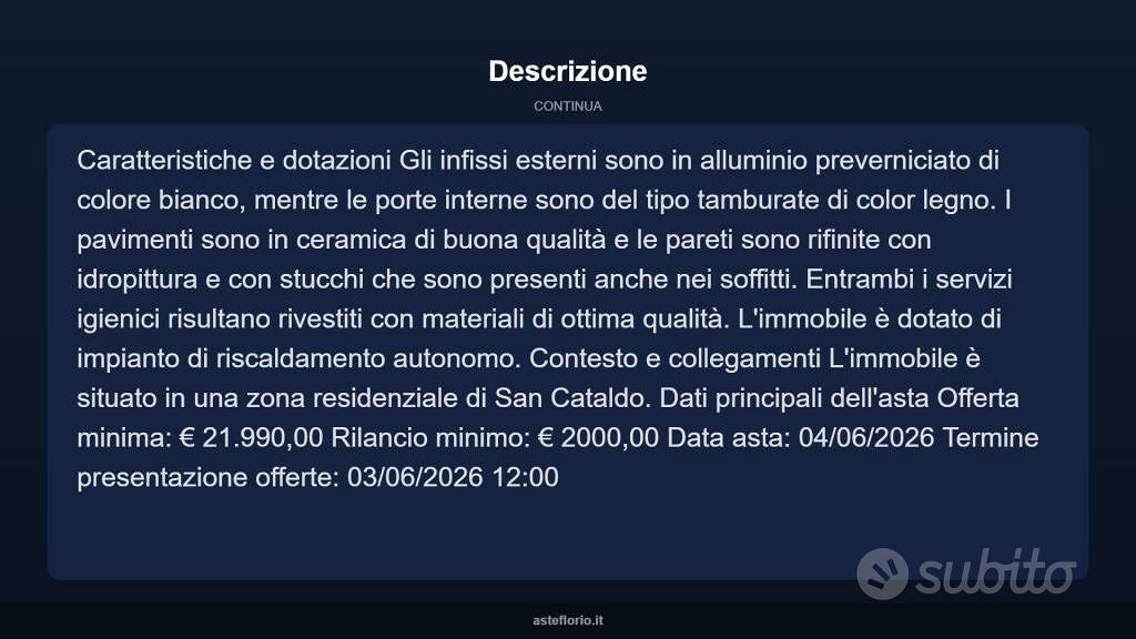 Appartamento – San Cataldo, Caltanissetta - Vista 4