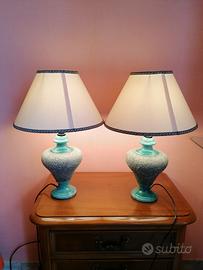 Coppia abat-jour/ lampade x comodino o mobile