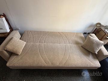 Divano letto con cassettone