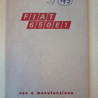 libretto uso e manutenzione