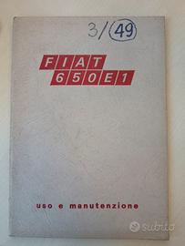 libretto uso e manutenzione
