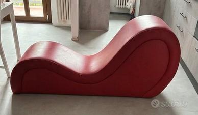 Poltrona Ergonomica Tantra in Ecopelle Rossa