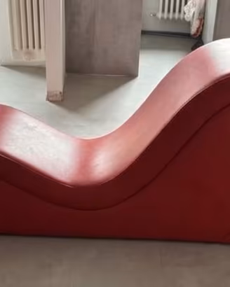Poltrona Ergonomica Tantra in Ecopelle Rossa