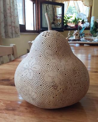 zucche intagliate a mano