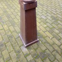 colonna legno batti ferro