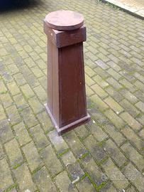 colonna legno batti ferro