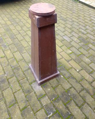 colonna legno batti ferro