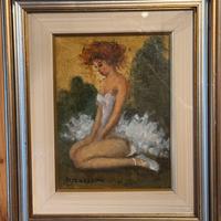 Quadro con ballerina di Giuseppe Bernardoni