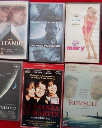 8 Videocassette VHS - come da elenco