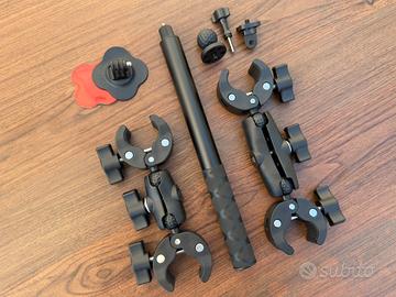 Kit Accessori Bundle Moto Selfie Stick Invisibile