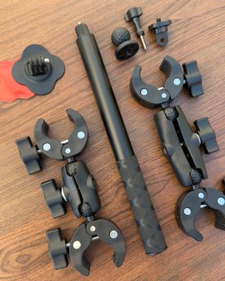 Kit Accessori Bundle Moto Selfie Stick Invisibile