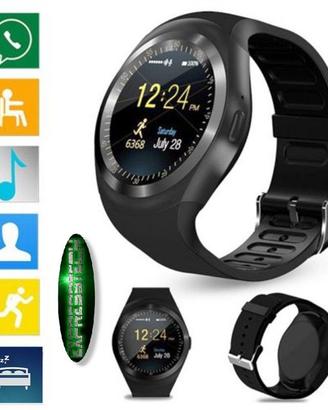 Smartwatch Y1 slot scheda Sim e Bluetooth Fotocame